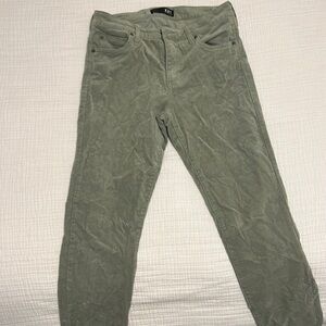 KUT green corduroy jeans